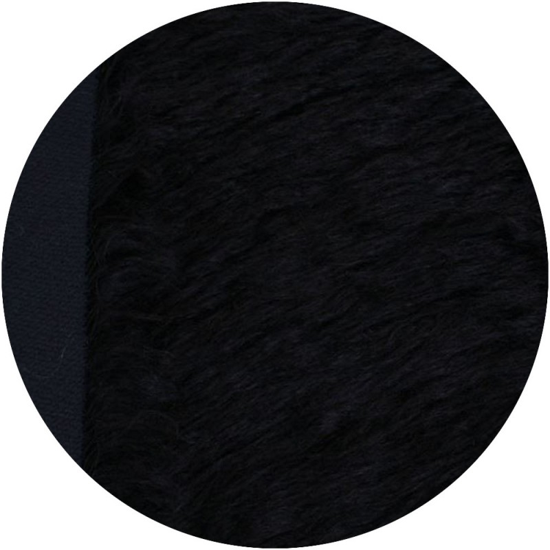 Mohair long à coudre 70 mm - Noir