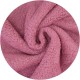 Tissu peluche ours coton - Vieux Rose