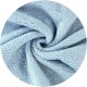 coupon de tissu peluche en coton - Bleu ciel