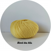 coloris blond des blés laine merinos - cheveux poupée Waldorf