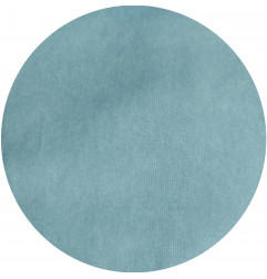 velours de coton oeko tex bleu ancien