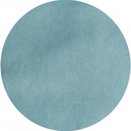velours de coton oeko tex bleu ancien