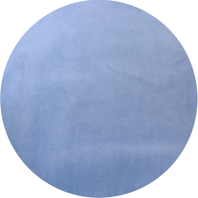 Velours de coton 'Bleu Brume' Velours de coton 'Bleu Brume'