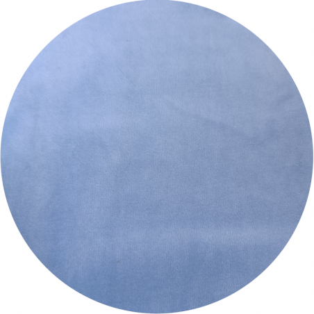 velours de coton 'bleu brume'