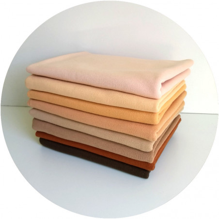 Jersey Suisse TETE-VANILLE 13 cm X 140cm