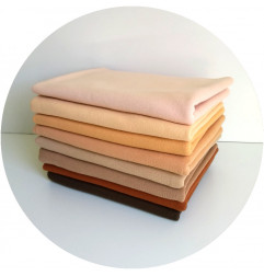Jersey Suisse TETE-VANILLE 23 cm X 140cm