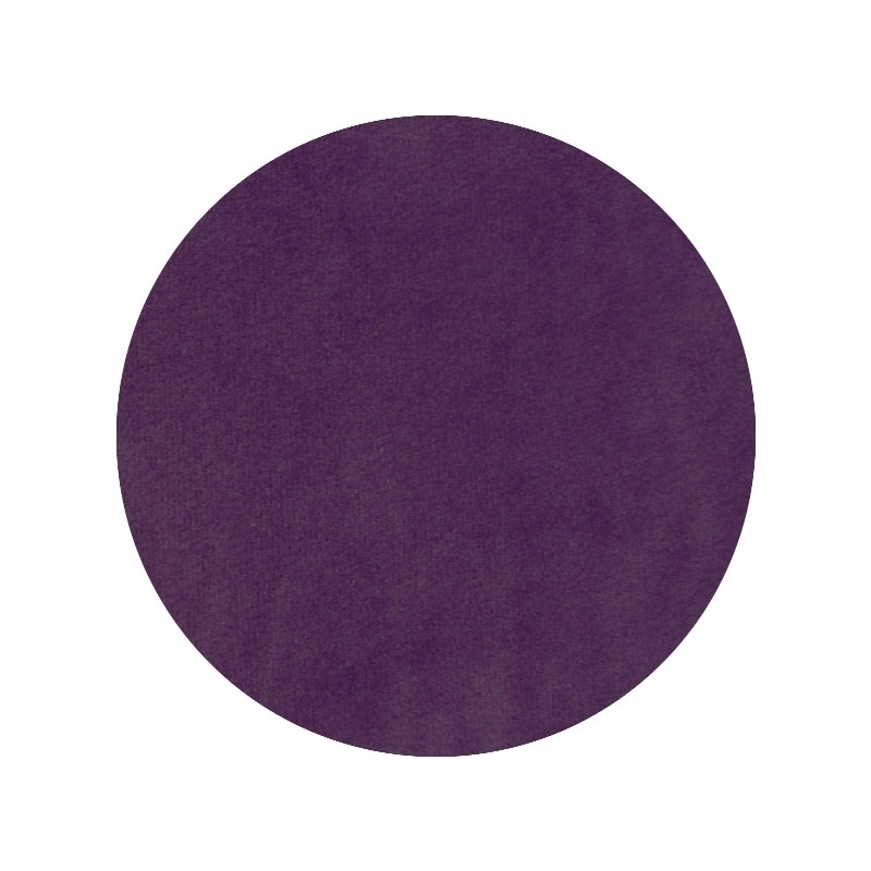 Velours de coton oeko-tex, jersey de velours violet 'Aubergine'