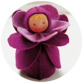 Kit mini poupée feutrine 'Violette' 
